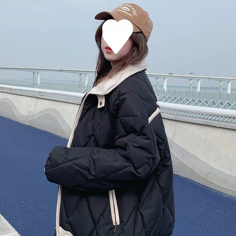 菱型縫い ダウン 綿入れ 上着 綿入れ 服 女性用 2025年 新作 トレンド 新品 大人気 初秋 秋冬季 アウター 綿入れ 厚手 綿入れ 上着