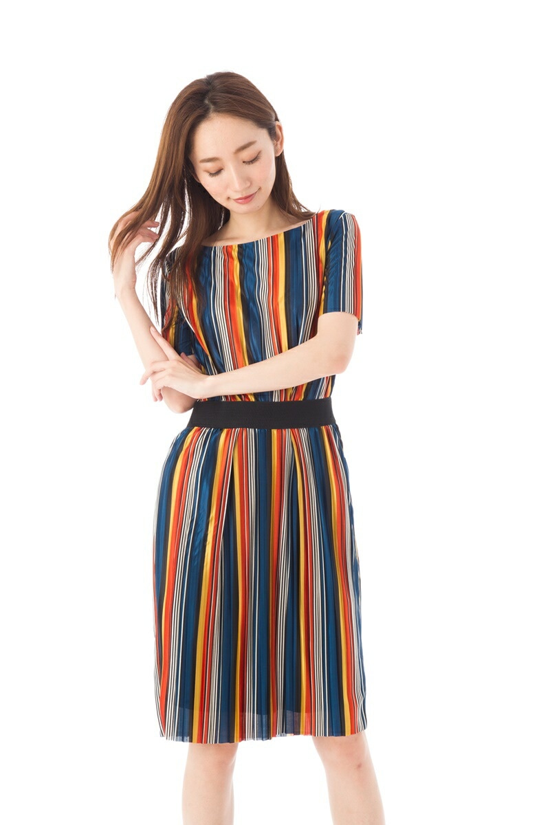 ファス(FAS)ワンピース T1 T2 T3サイズ 大人ワンピース レディース 半袖 膝丈 ワンピース Fille A Suivre