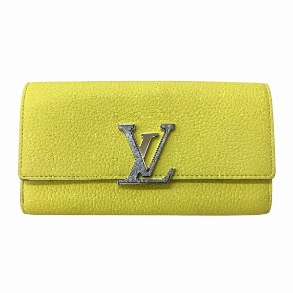 ルイヴィトン トリヨン ポルトフォイユカプシーヌ N89197 パイソン 長財布 【中古】
