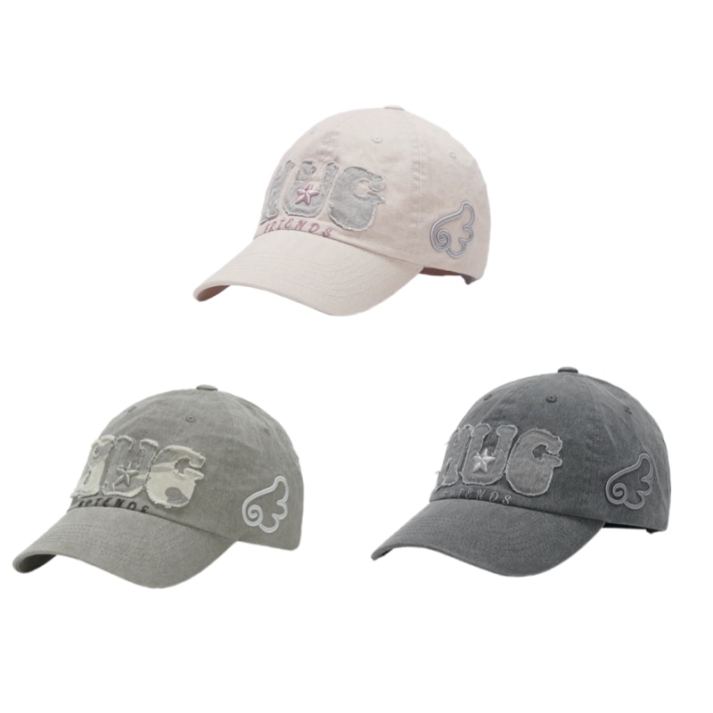 Hug Friends Cap (Pink, Camo, Charcoal)