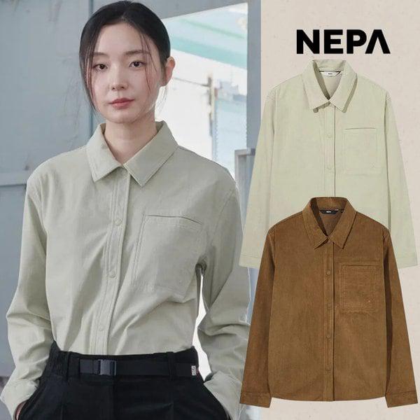 女性コーデュロイ長袖シャツ シャケット 秋 冬 ジャケット 7L81501