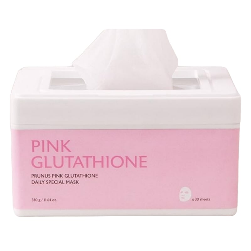 西洋スモモ 抗酸化 美 白 グルタチオン 光沢 ピンク マスクパック 30枚入 1個 高濃度美 白 即効性 潤いケア 韓国スキンケア