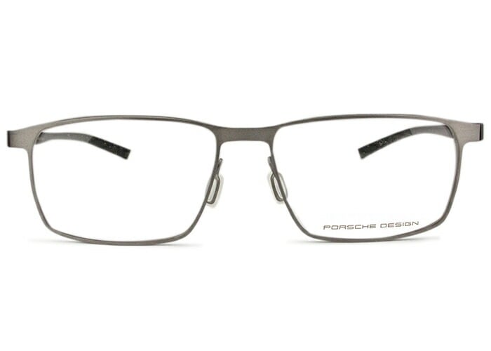 PORSCHE DESIGN ポルシェ デザイン p8375-c マットグレー 58size 眼鏡 メンズ レディース