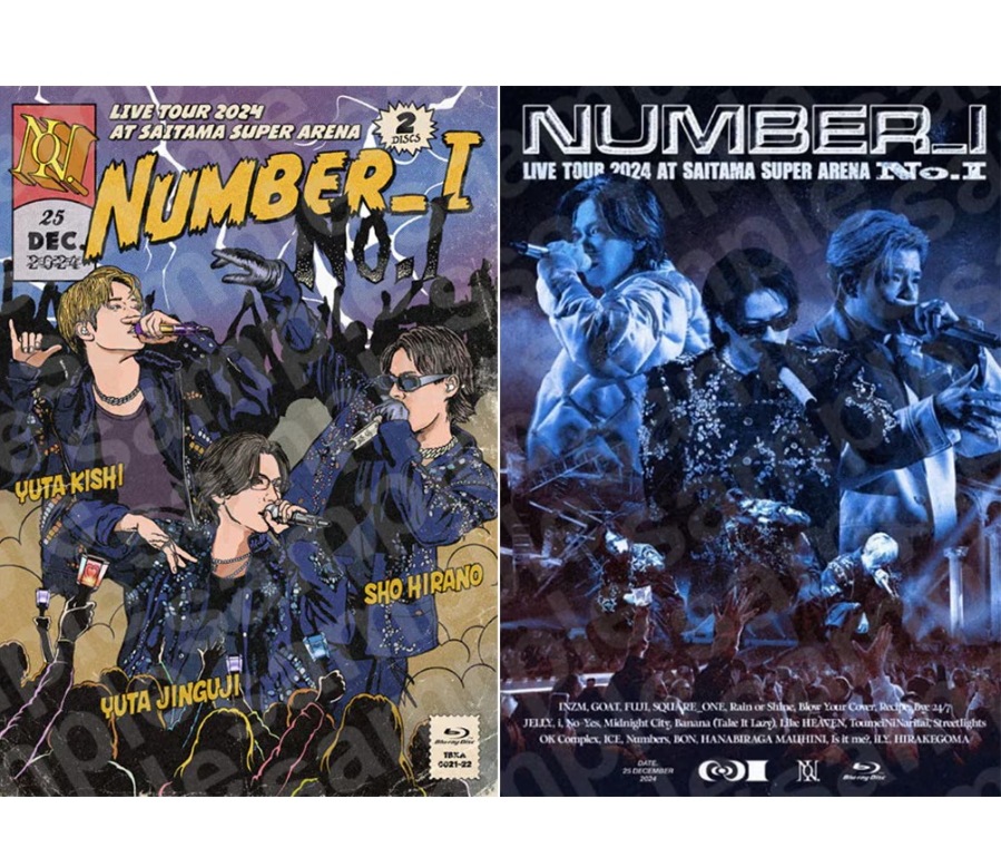 Number_i LIVE TOUR 2024 No.I 初回生産限定盤 & 通常盤 Blu-ray 2枚
