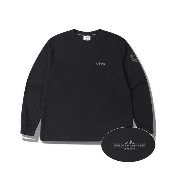 シングル長袖Tシャツ (JQ3TSU006BK) HFPS_SC