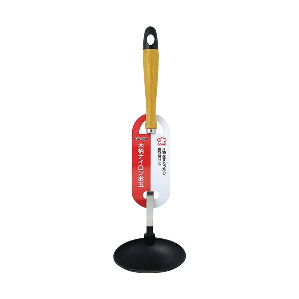 （まとめ） 和平フレイズジー/クック 木柄ナイロンお玉 GC-060 1本 [x5セット]