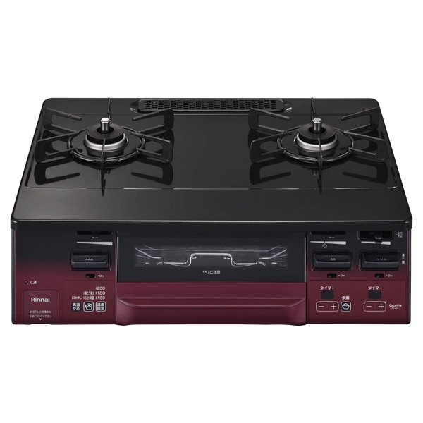 ガスコンロ 都市ガス 2口 左強火力 59cm RT66WH1RGA-BAL-13A ラクシエファイン