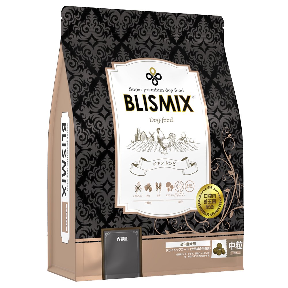 ドッグフード　ブリスミックス　犬用　チキン　中粒　３ｋｇ　ＣＲＣ45―05―06―04―00