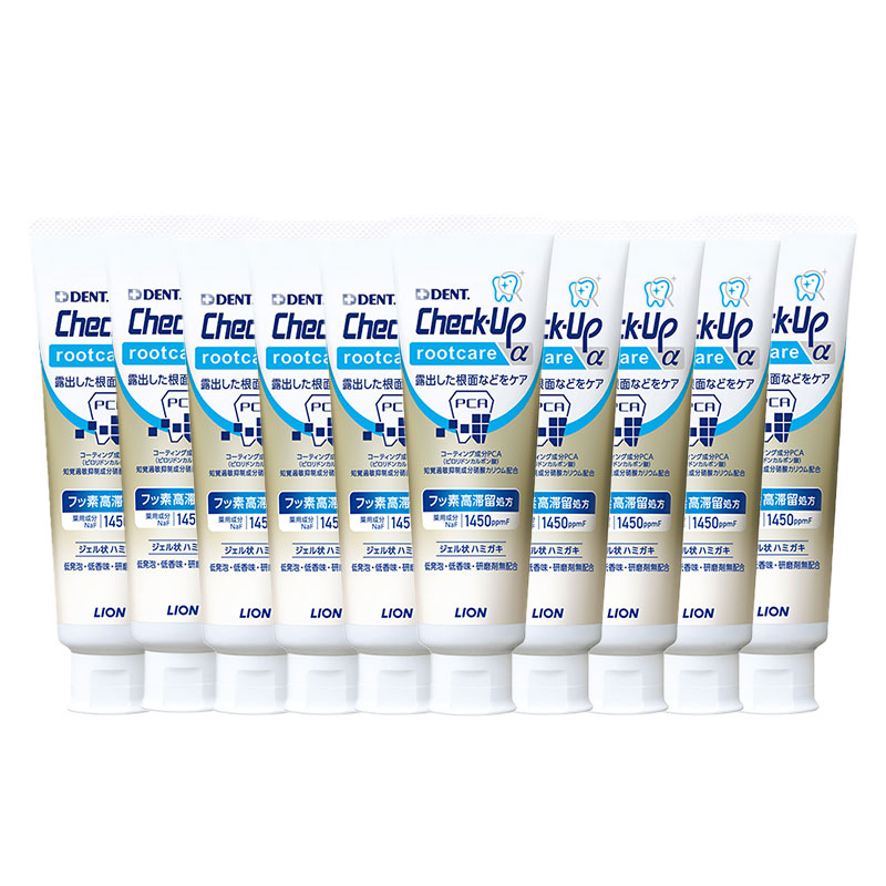 DENT. チェックアップ ルートケア アルファ フッ素1450ppm 90g 10本