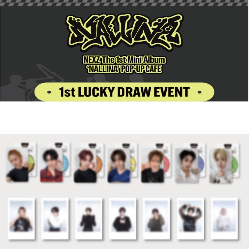 [2nd POPUP LUCKYDRAW 7EA/1SET] 넥스지(NEXZ) - [NALLINA] (일반반)[NO ALBUM,ONLY PHOTOCARD]
