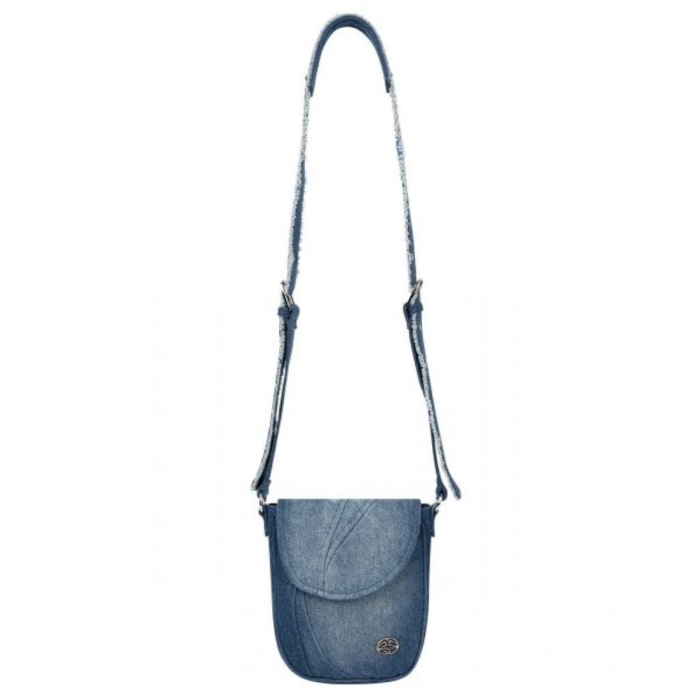 マハグリッドデニムクロスバッグブルー (MG2ESMAB51A)