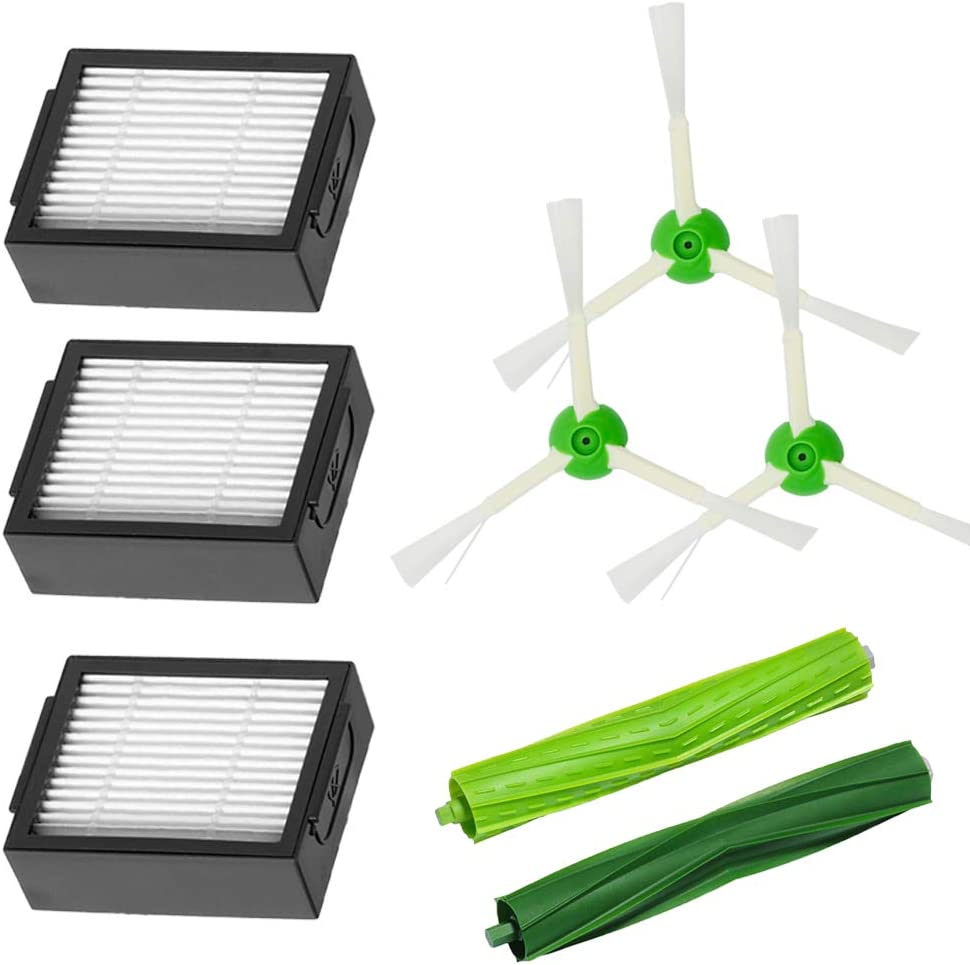 レア商品e5 i7 i7+ i3+ j7+ j7 i3 i2 と互換性のある消耗品セット ロボット掃除機用 フィルター ブラシ 互換品