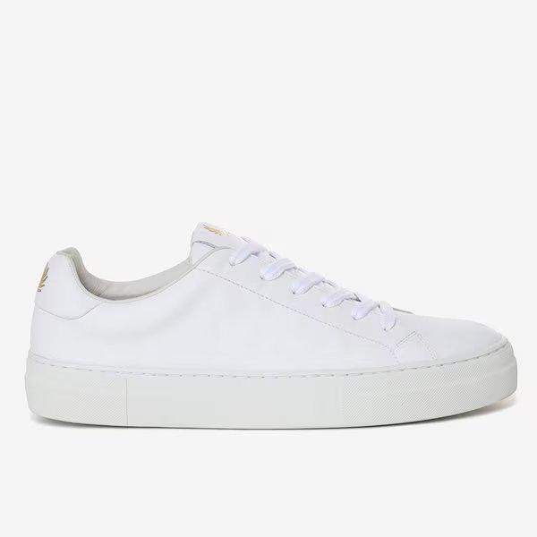 男性（FRED PERRY）B80レザーホワイトレザースニーカー_SFPM2315360_100