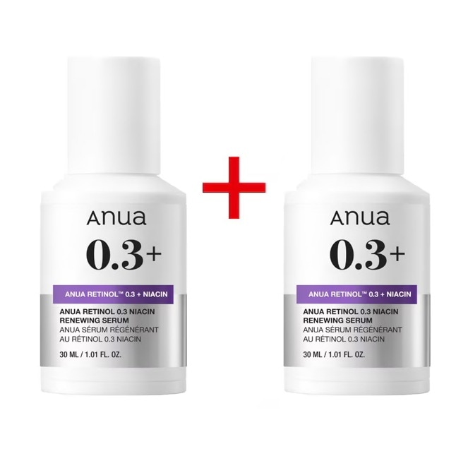 ナノレチノール0.3 ナイアシンリニューイングセラム, 30ml+30ml 7,448円