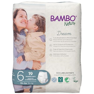 他サイト： BAMBO Nature バンボネイチャー ドリーム パンツタイプ XL （18kg～） 19枚入り（bn16931）の商品画像