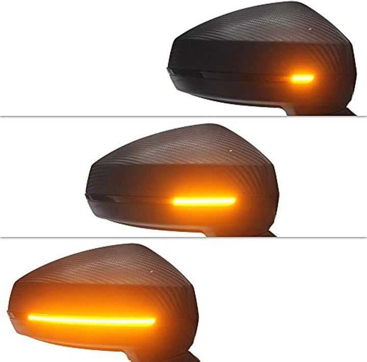 LED 流れる ドアミラー ウインカー スモーク仕様 シーケンシャル ダイナミック 左右1組 A3 S3 8V 2013