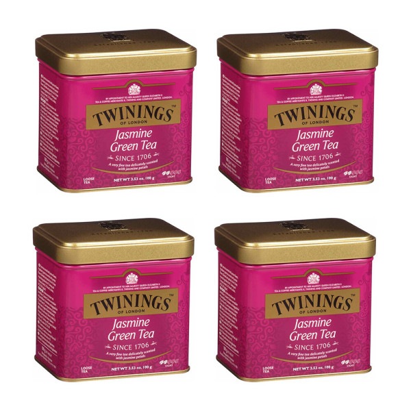 バーゲンセール Twinings 4-SET Jasmine Tea Green オーバーのアイテム取扱☆ 3.53oz