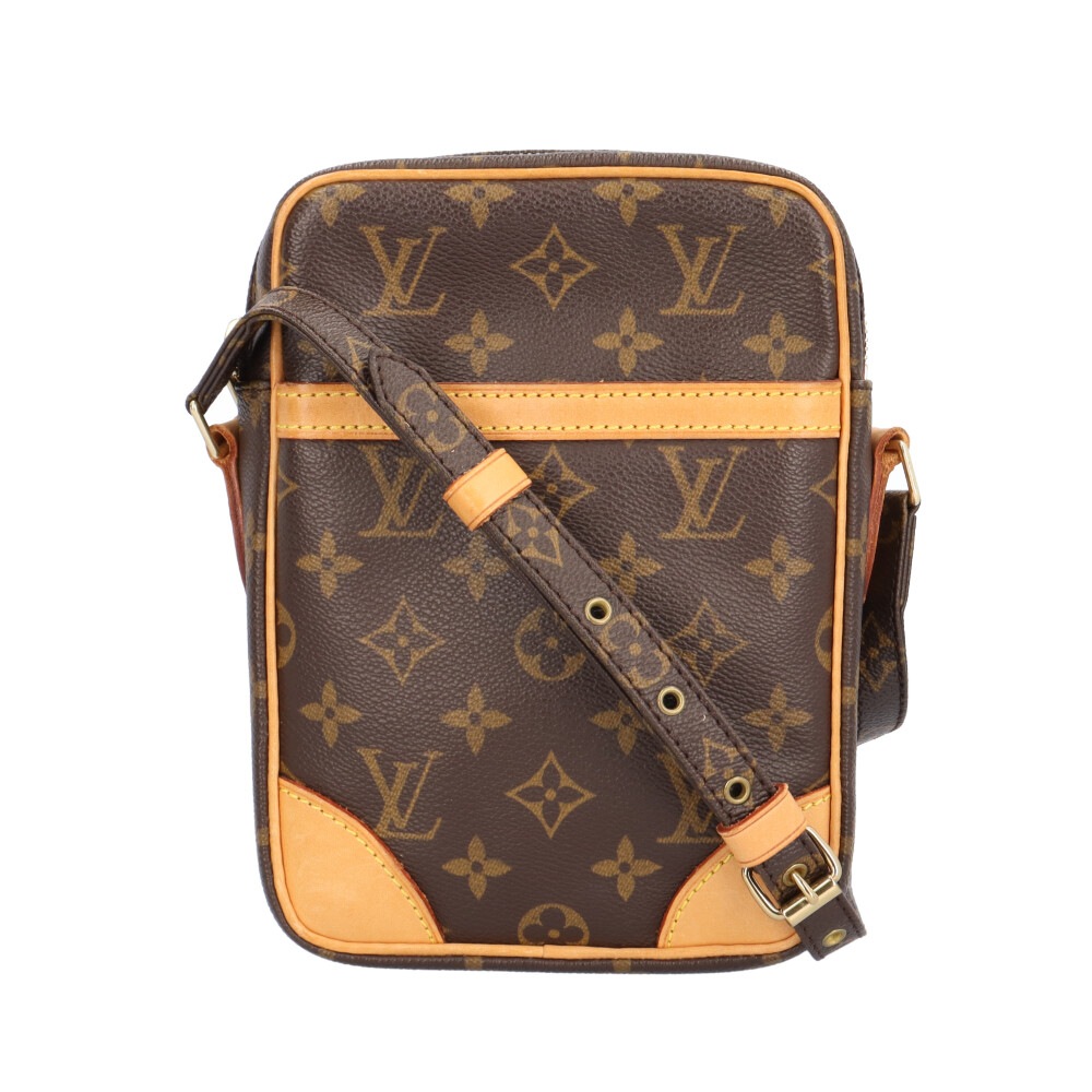 ルイヴィトン ダヌーブ モノグラム ショルダーバッグ モノグラムキャンバス M45266 ブラウン LOUIS VUITTON 中古