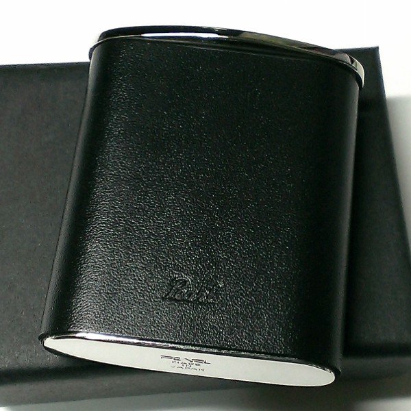 携帯灰皿 革 おしゃれ タスカ ブラック レザー 日本製 PEARL 牛本革 黒 国産 ブランド