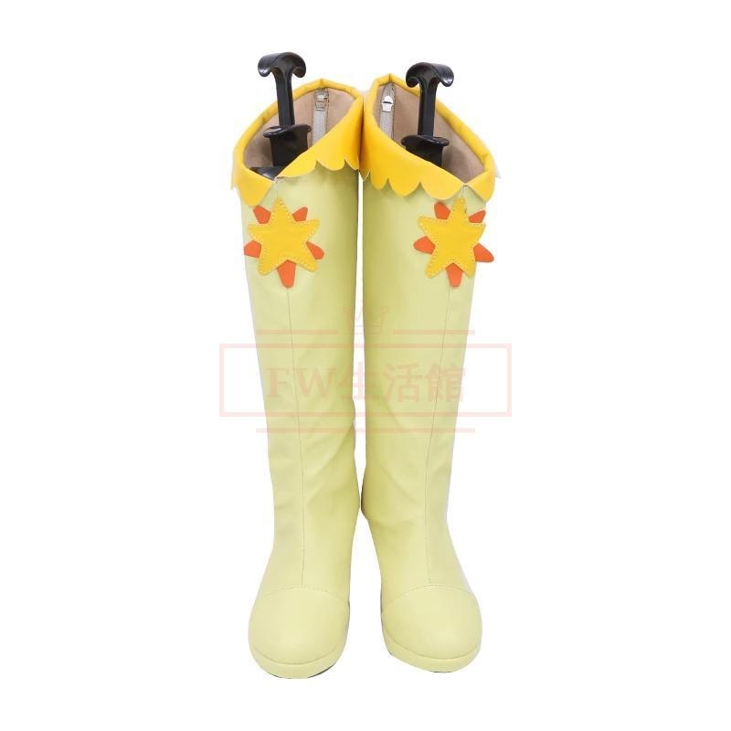 新品限定スタートゥインクリキュア 風 天えれな キュアソレイユ コスプレ靴 道具小物 ブーツ ハロウィン 仮装 変装 コスチューム