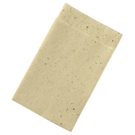 六つ折　茶殻入紙ナプキン　CP6AS　100枚×100袋入（無地）【取り寄せ商品・即納不可・代引き不可・返品不可】