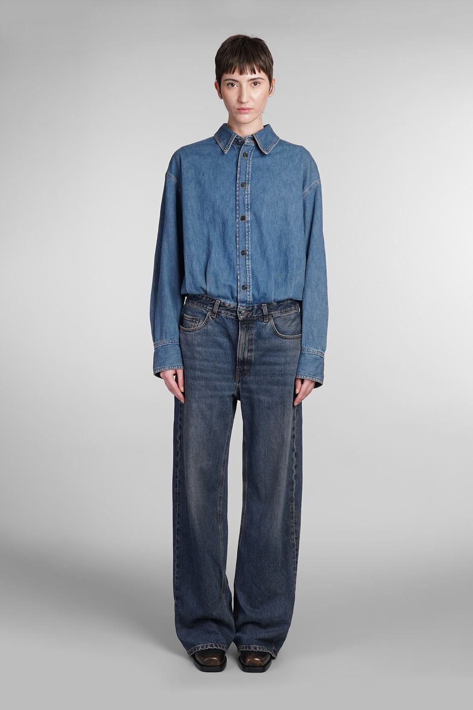 HEW10030DF134L0850 ブルー 秋冬2024 オールインワン レディース ia