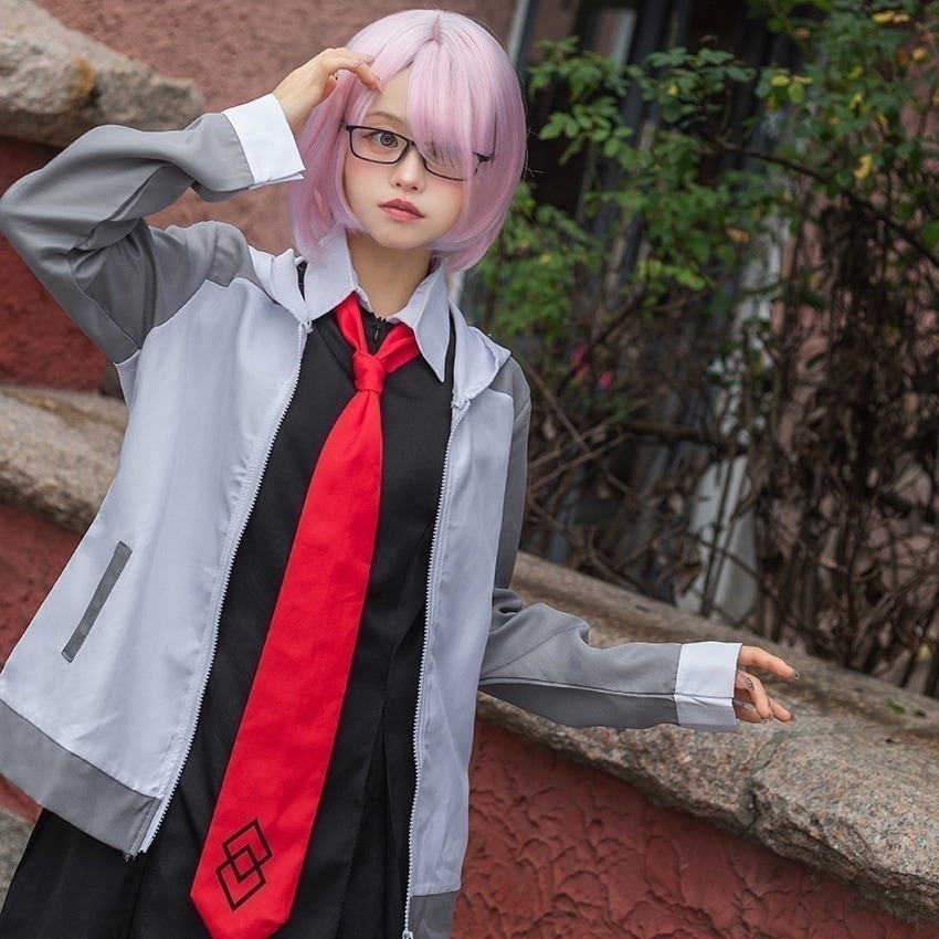 新作ココスプレ変装仮装イヒョン用品スーツーピースハローワン漫衣尚fate/グランドオーダー冲田総司cos盾娘瑪修cos服マシュー常服