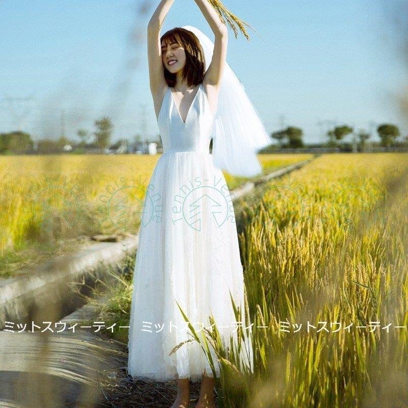 ウェディングドレス 二次会 リゾートドレス 結婚式 ブライダル 前撮り 海外挙式 花嫁 ビーチフォト