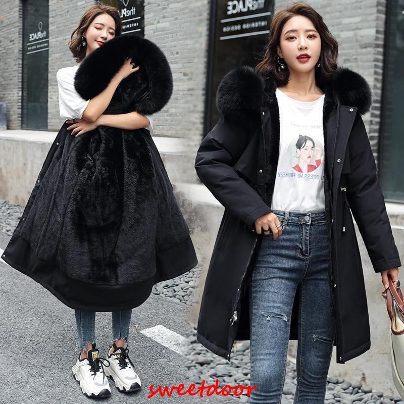 コート レディース 冬 モッズコート 黒 ブラック ボアコート 裏起毛 裏ボア 厚手 ロングコート 中綿コート フード付き 30代 40代