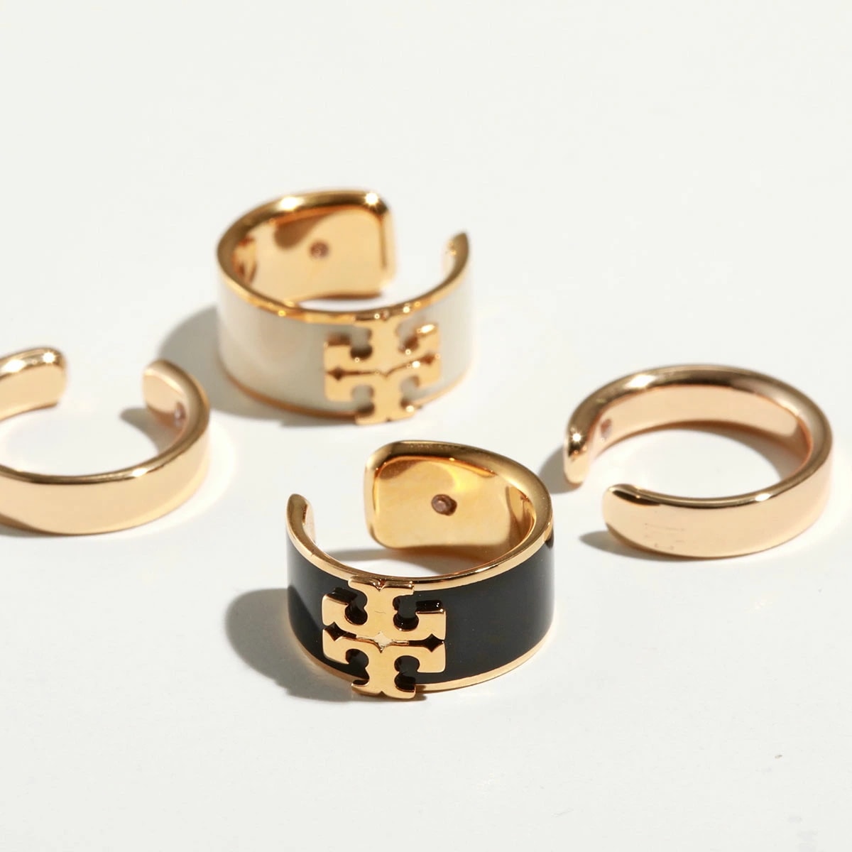 TORY BURCH トリーバーチ イヤーカフ Kira Enamel Ear Cuff Set キラ エナメル 157209 レディース イヤカフ Tロゴ アクセサリー カラー2色