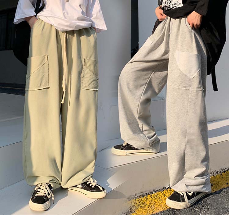 Hot!!!ボトムス カーゴパンツ レディース レディースストリート風 ウエストゴム ダンス衣装