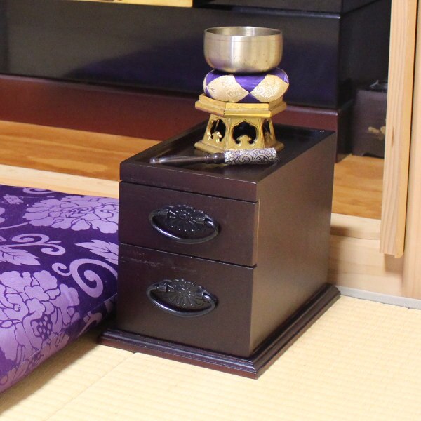 チェスト 和風 2段 和風ミニチェスト 桐製 仏壇 （ 送料無料 木製 インテリア 箪笥 タンス 小