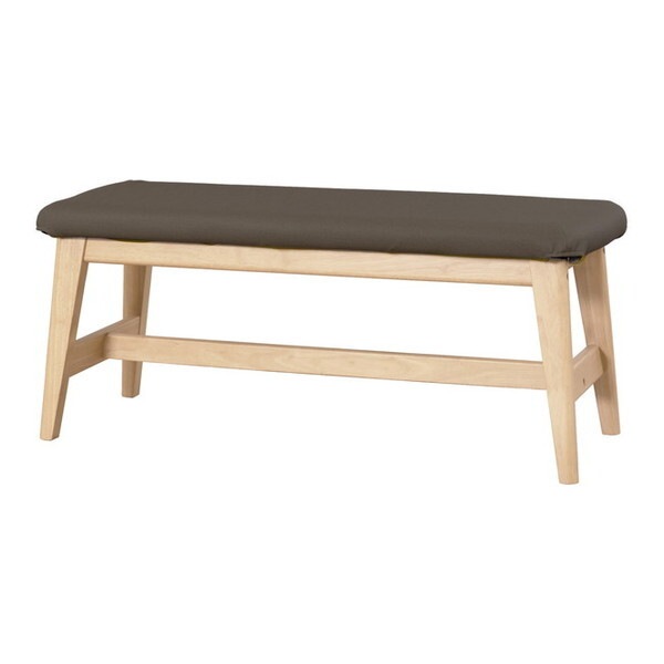 筑波産商 CCM4 ダイニングベンチ 100 WH/FPGY カバー メーカー直送