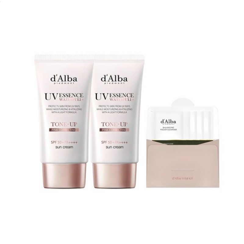 ウォーターフルトーンアップサンクリームSPF 50+ PA++++ 50ml x 2p+バランスビーガンジェルクレンザー15mlセット