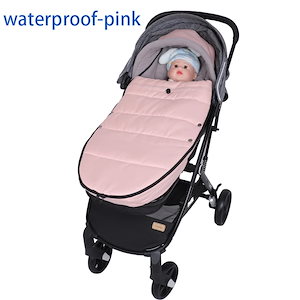 子供のためのユニバーサルベビーカー寝袋,子供のためのフットマフの寝袋 waterproof pink