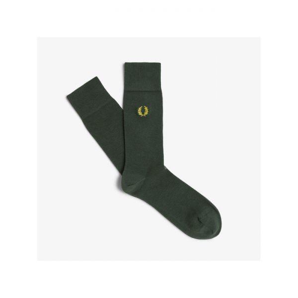 Fred Perry クラシック ローレル リース ソックス - コート グリーン (X89) CFPU2517135-X89