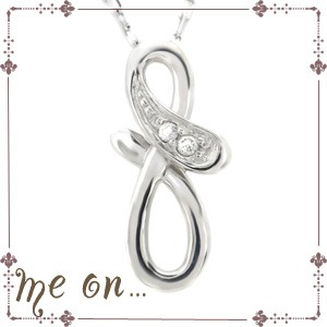 me on... 無限大の愛を伝えたいあなたへ K10ホワイトゴールドインフィニティモチーフネックレス