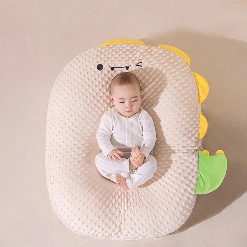 【急速出荷!】ベビークッション 吐き戻し防止 ベッドインベッド オールシーズン ベビーベット ベビーソファー 授乳クッション カバー外し可能 セルフ授乳 クッション Cカーブ 斜面枕 ベビー用品 マル