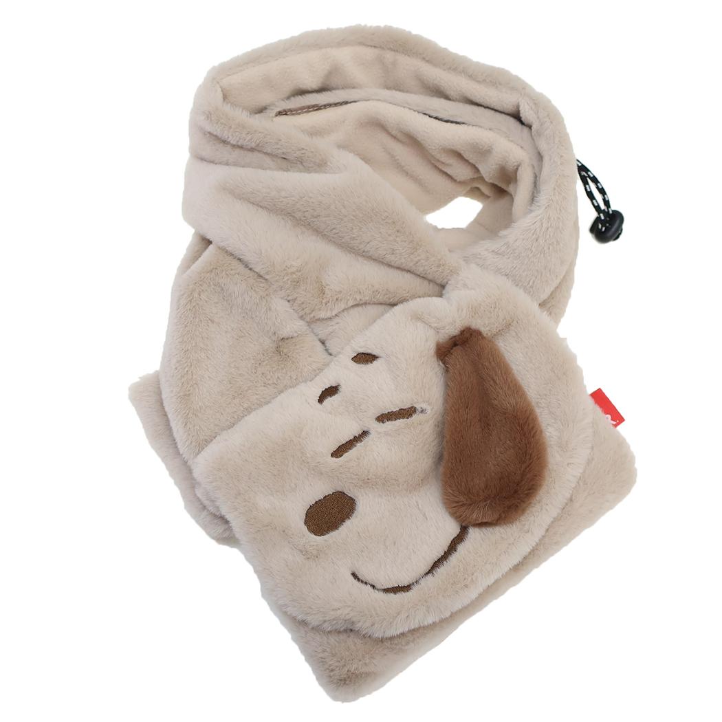 スヌーピー IP.MUFF-ROO. ボディバッグ ネックウォーマー型ショルダーポーチ