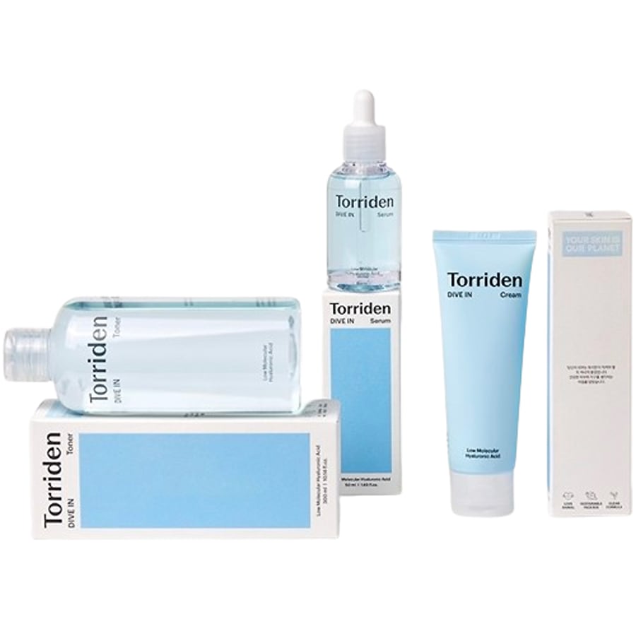 [3点セット] DIVE IN LOW MOLECULARヒアルロン酸 セラム 50ml+トナー 300ml+クリーム80ml