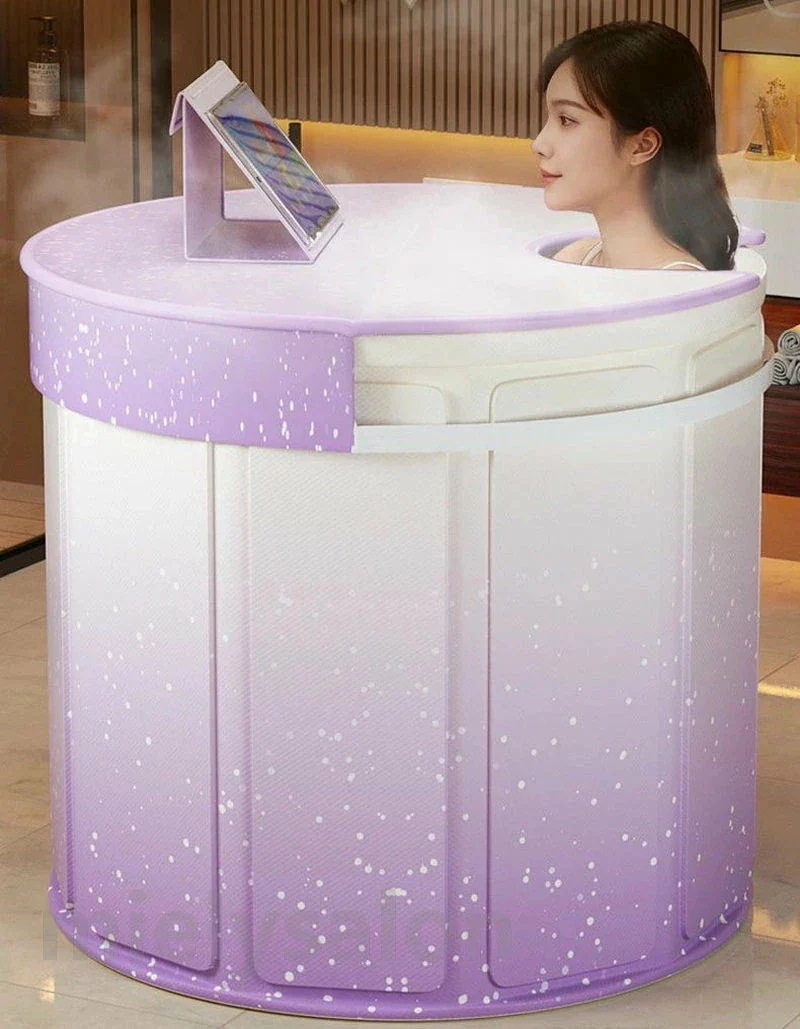 滑り止め 組み立て 不要 水風呂 高 品質 バスタブ 7065 cm 浴槽 大人用 大人 子供 SPA スタイル 持ち運び ポータブル 浴室 蓋付き お風呂 家庭用 シャワー フ