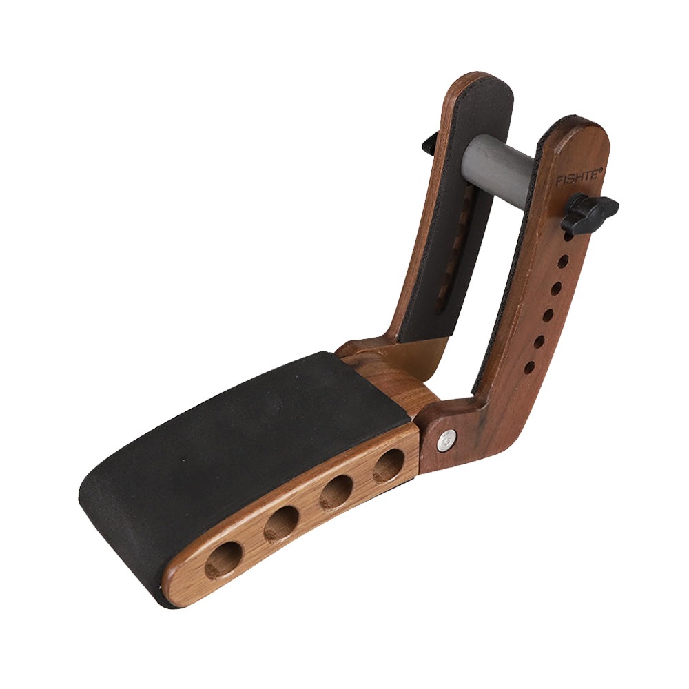 Fishteシリーズ 木製エレキギター演奏用サポート EG-01 クルミ材 改良モデル エレキギター練習ツール