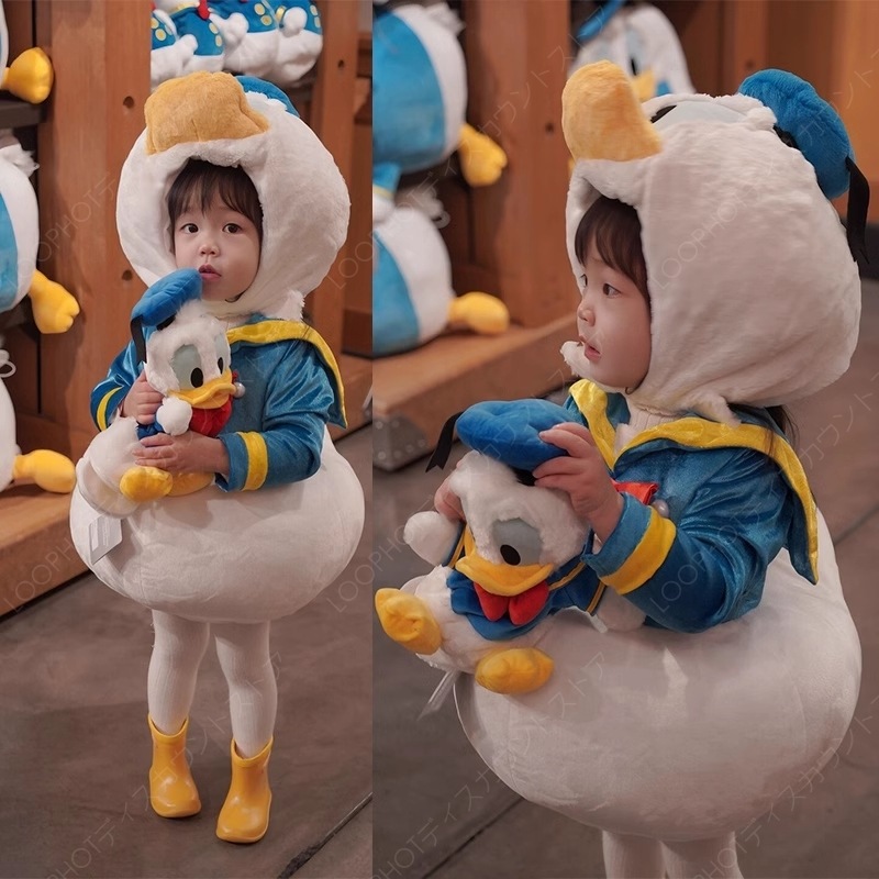 【本日限定】ディズニー ドナルドダック 風 コスプレ衣装 なりきり着ぐるみ キッズ ブルー 子供服 コスチューム イベント クリスマス ハロウィン 仮装-56