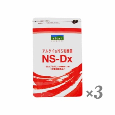 アルタイのＮＳ乳酸菌　新ＮＳＤｘ６０粒×3袋