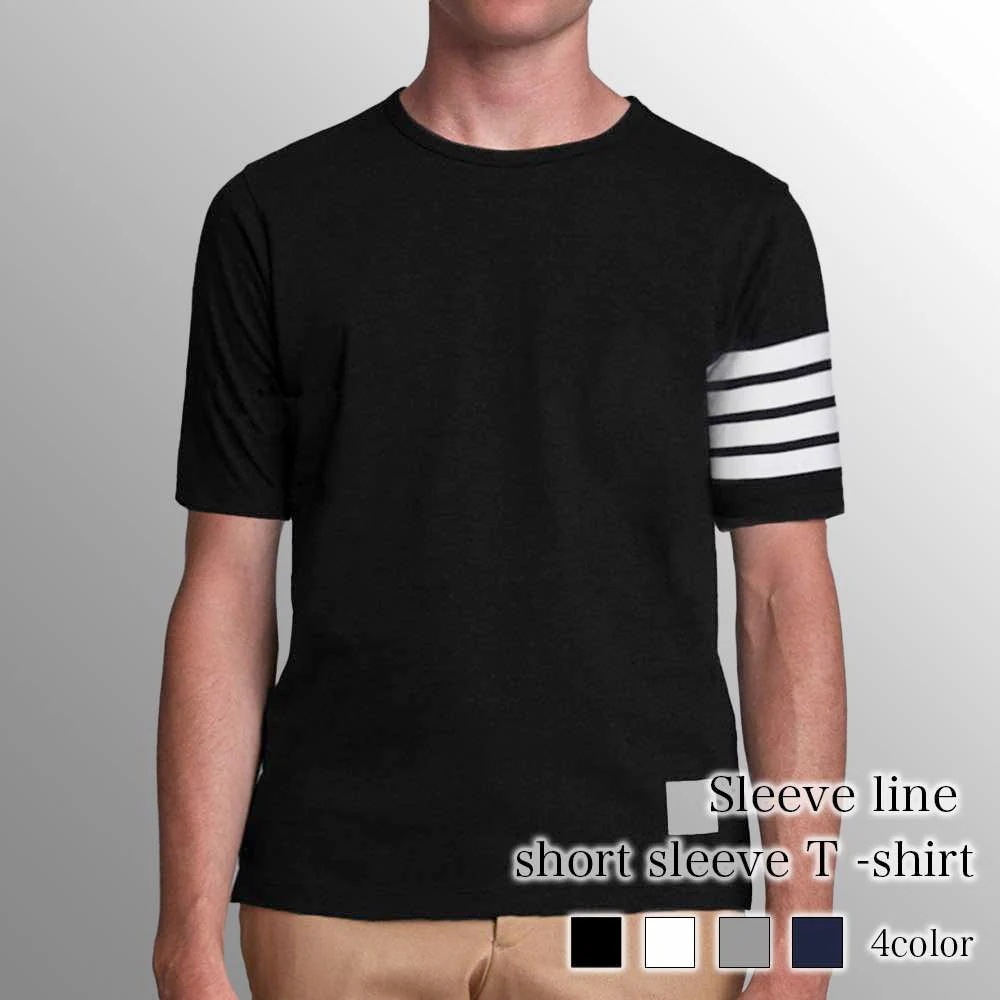 Tシャツ メンズ 袖ライン半袖Tシャツ 肌着 スポーツ インナー 40代 オシャレ ポリエステル 人気 カジュアル ゆったり ワッフル ブラック Vネック 綿 おすすめ 薄手 ブランド ジャケット 涼