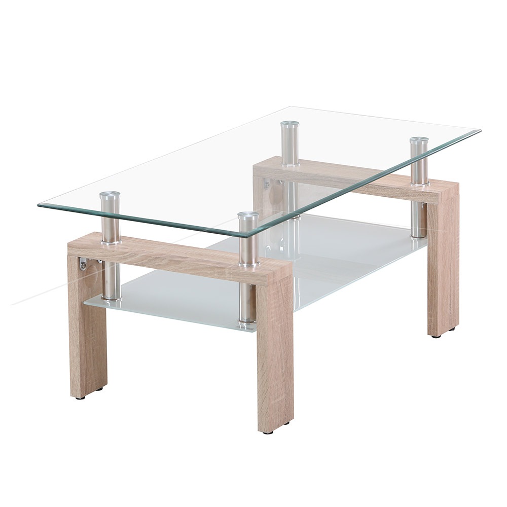 【大好評！最安値挑戦!】ガラステーブルセンターテーブルリビングテーブル ローテーブル モダン シンプル ガラス 北欧GG7188 Gray GlassG35