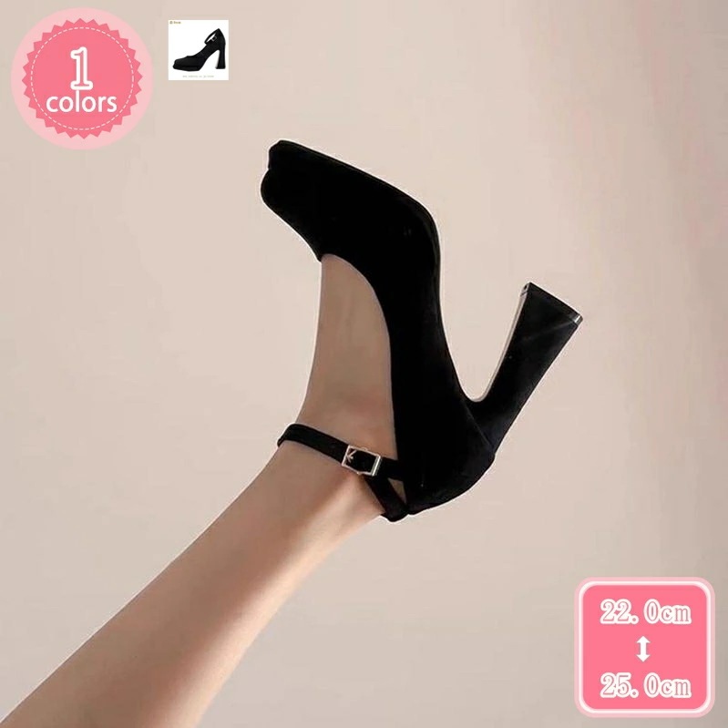 1000円OFFクーポン アンクルストラップ コーンヒール ピンヒール パンプス レディース ヒール 9cm 美脚 厚底 黒 ベルト プラットフォーム パンプス ストラップ ハイヒール プレーン 疲れ