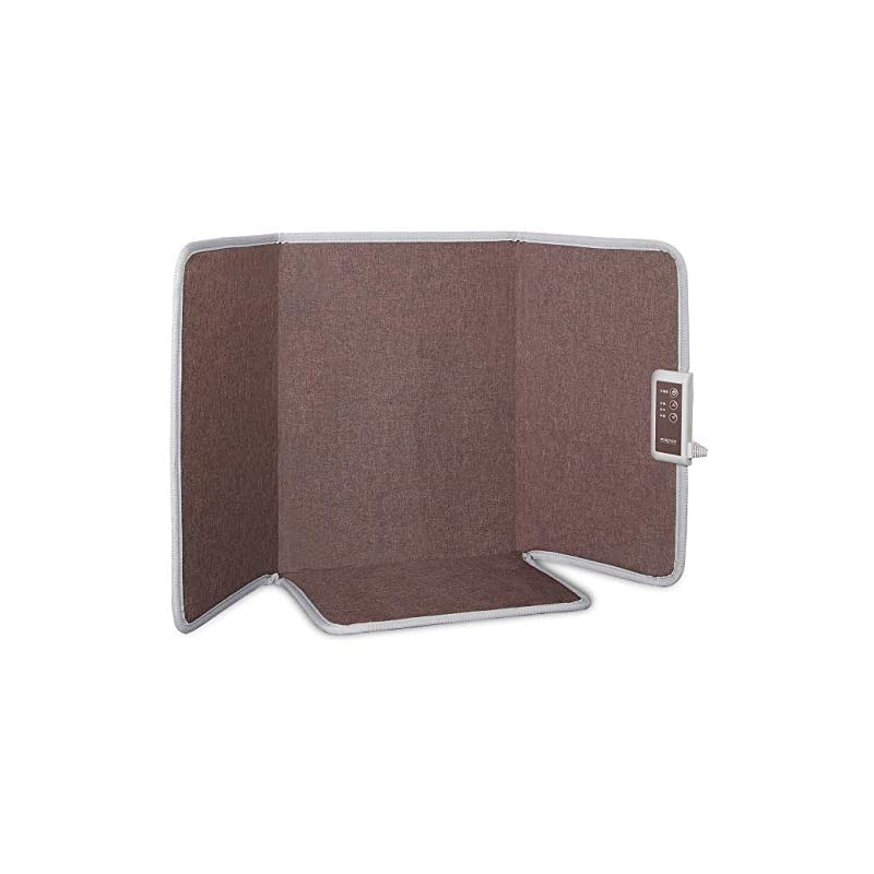 遠赤外線デスクヒーター 省エネパネルヒーター 3時間タイマー付 冷え対策 踏み型 踏み心地良い