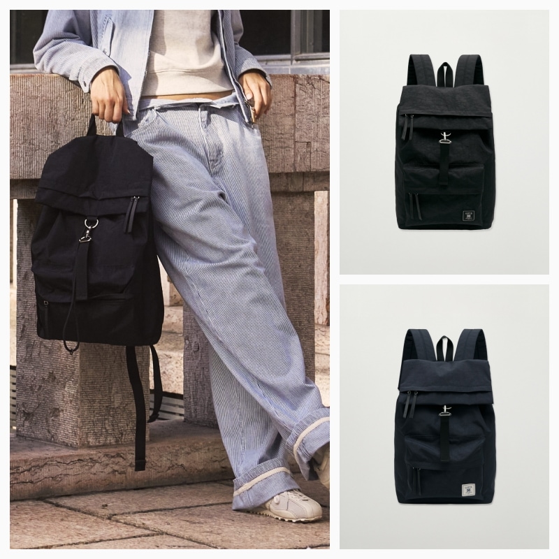 【SATUR】26SS Nylon Washed Backpack : 2colors