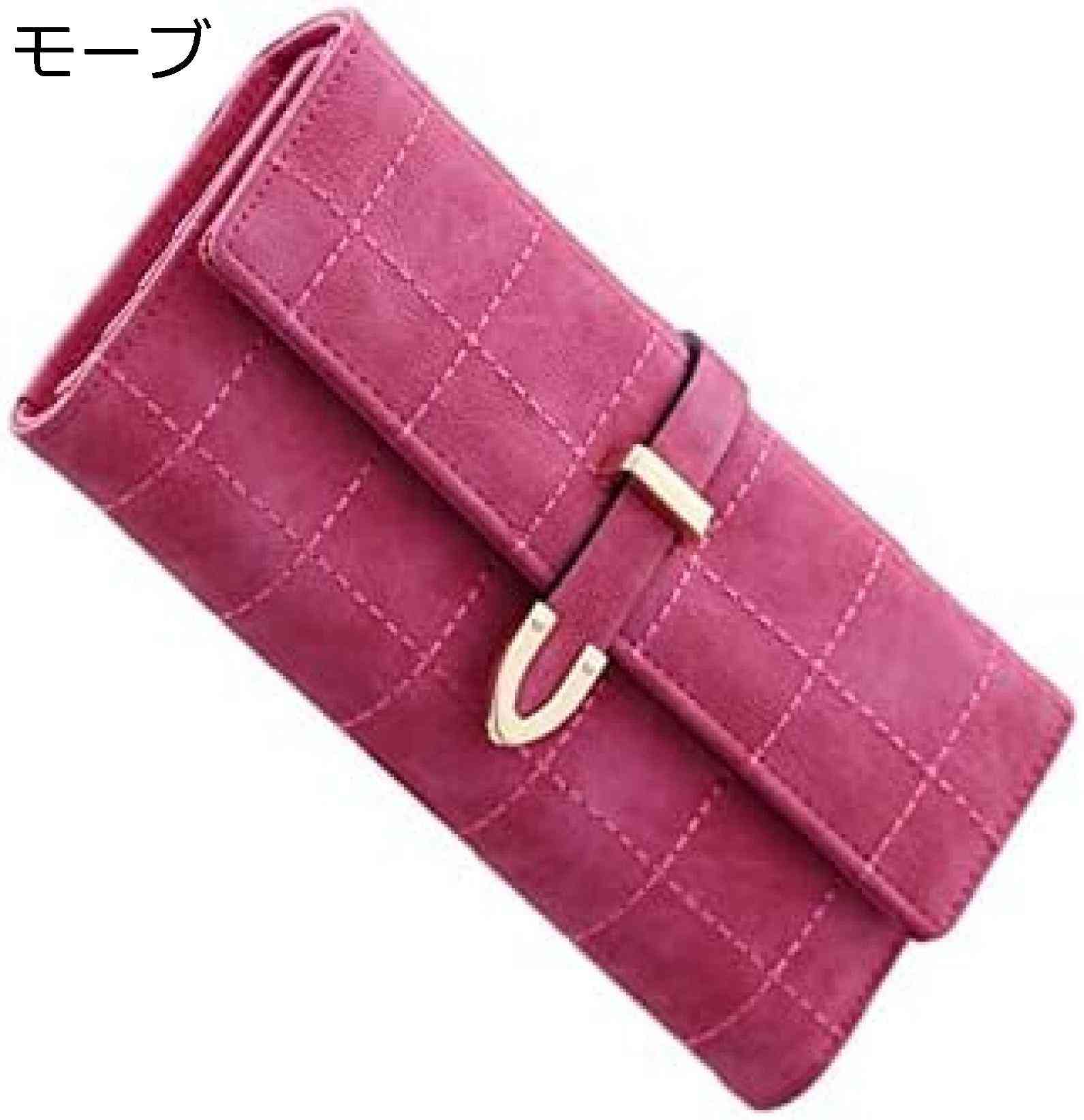 【20%OFFクーポン】チェック 長財布 レディース 三つ折り かぶせ蓋 ボタン ジッパー 財布 大容量 カード スマホ入れ可 レシートと小銭 お手頃 多機能 コインケース 誕生日 シンプル 贈り物